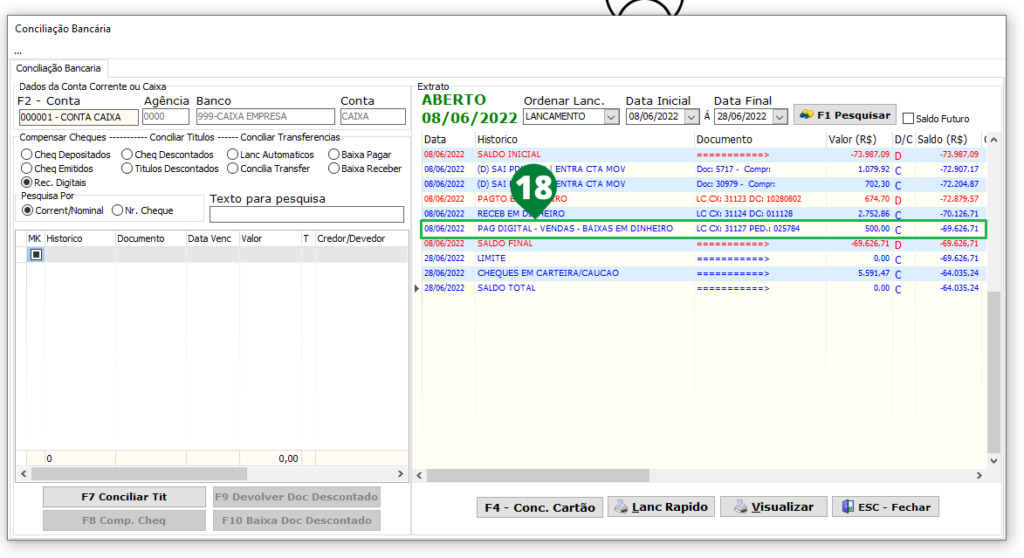 Conciliação Bancária