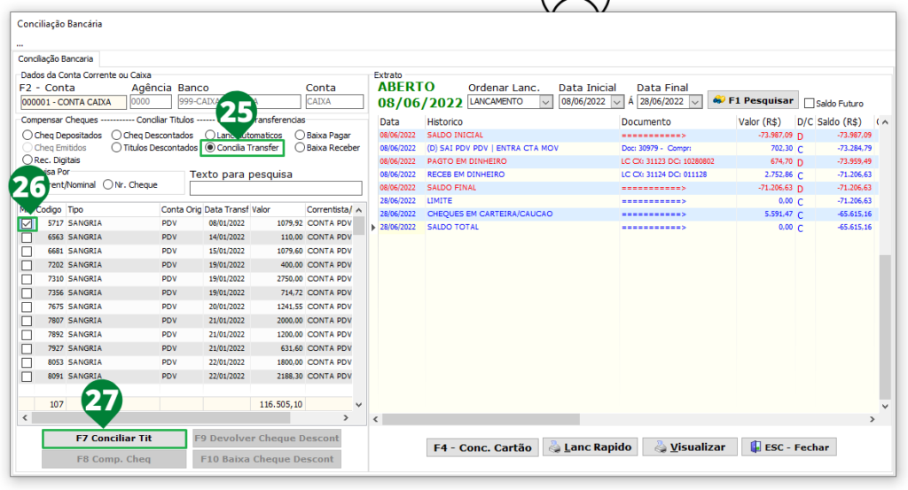 Conciliação Bancária