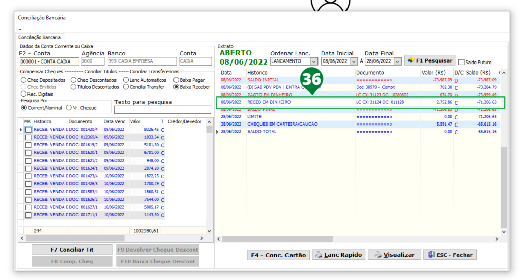 Conciliação Bancária