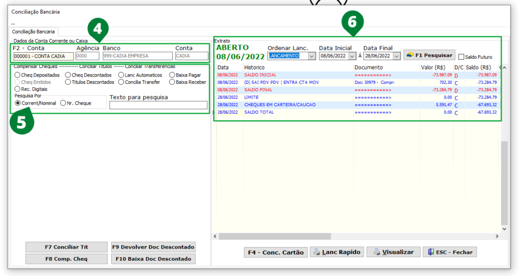 Conciliação Bancária