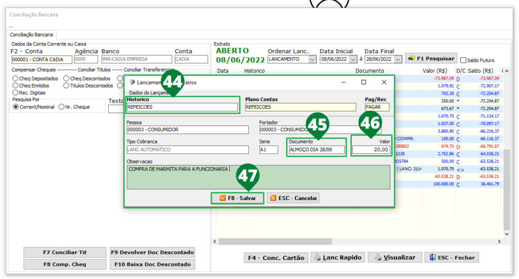 Conciliação Bancária