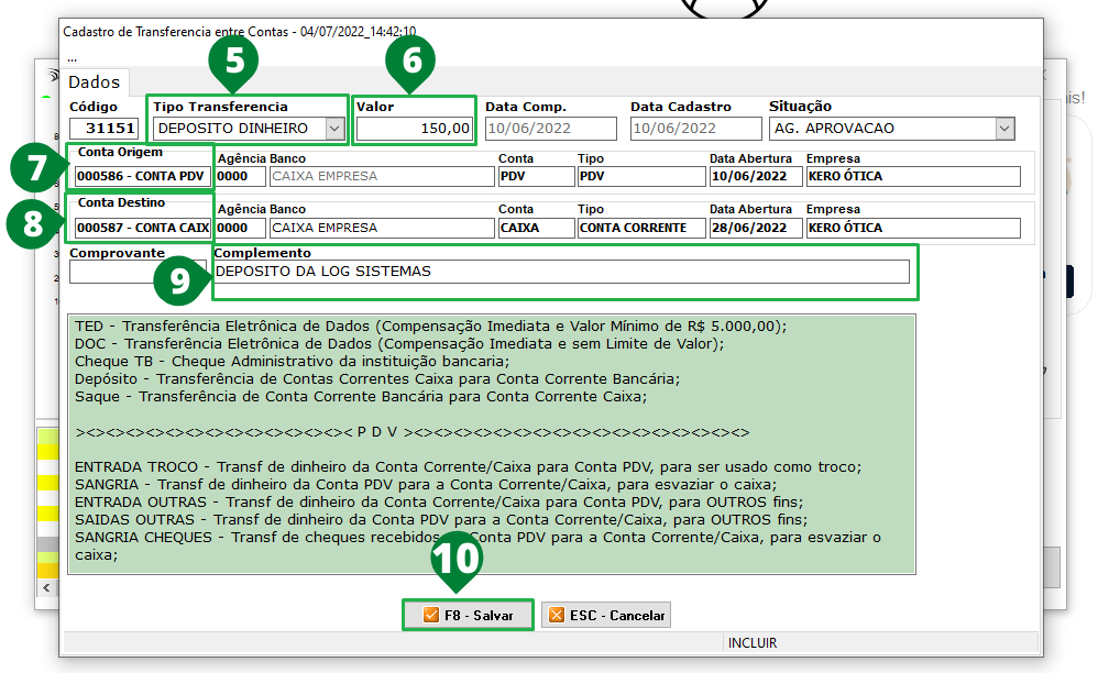 Transferencia Bancária